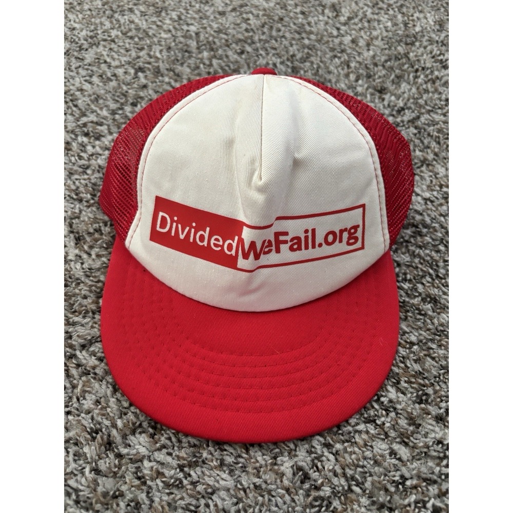 Divided We Fail SnapBack Hat Trucker Cap Civil Discourse Unity Politics Hat